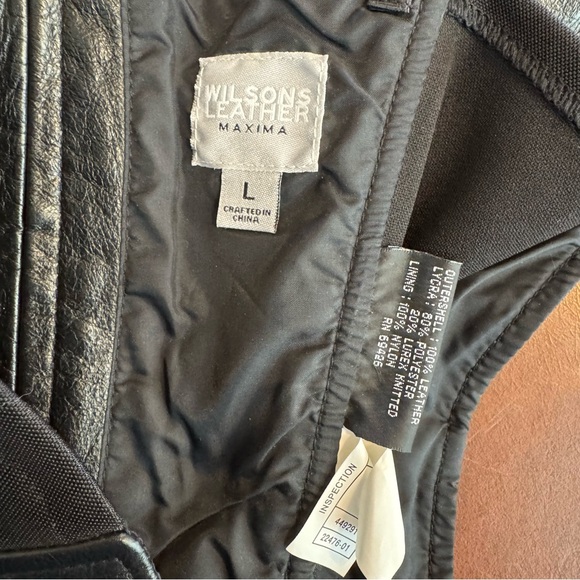 Vintage Wilson’s Leather Maxima Strapless Corset Bustier Black Size large y2k - Picture 5 of 7